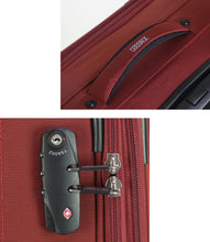 將圖片載入圖庫檢視器 COSSACK-24吋拉鍊行李箱(1223領航系列)-熱帶紅