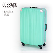 將圖片載入圖庫檢視器 COSSACK-29吋鋁框行李箱(風度2系列)-薄荷綠